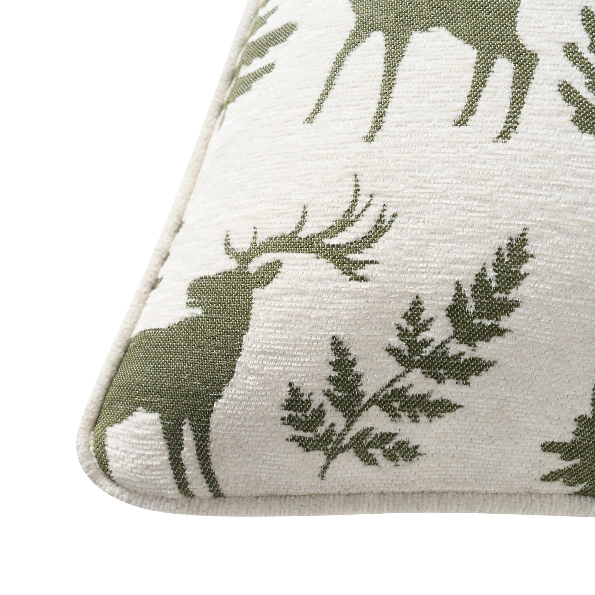 Pack of 2 Christmas Cushion Covers - Forest Green - DUSK