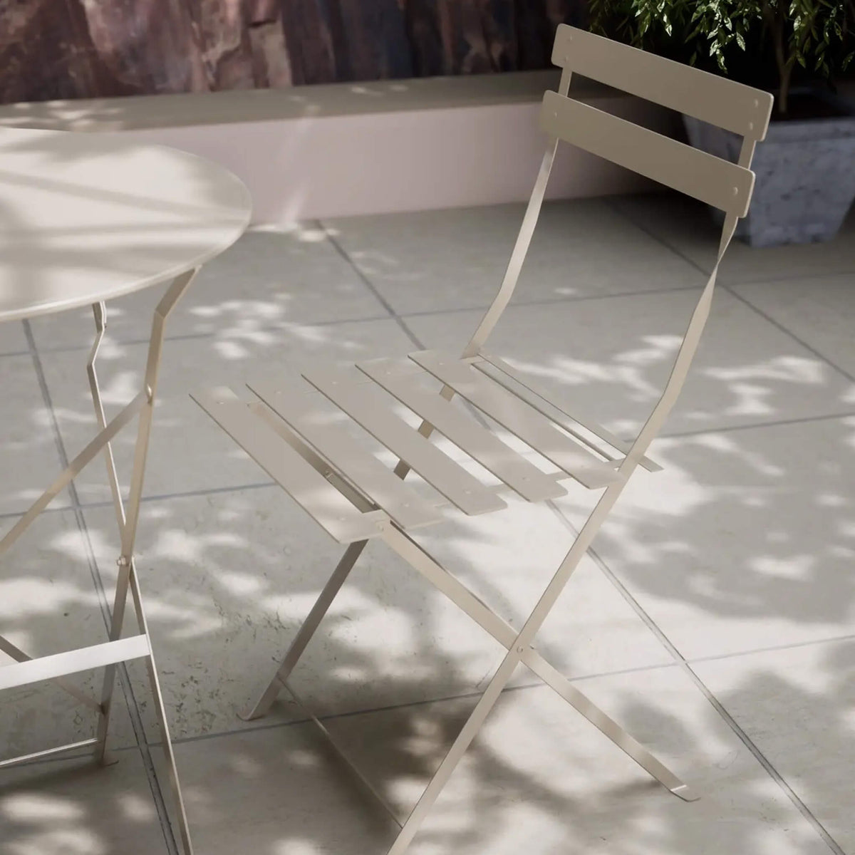 Padstow Outdoor 2 Seater Bistro Set - Cashmere - DUSK