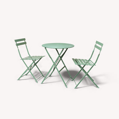 Padstow Outdoor 2 Seater Bistro Set - Moss - DUSK