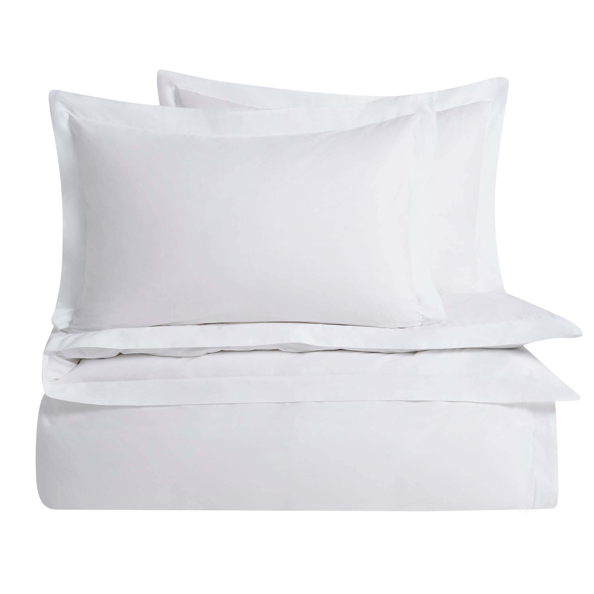 Pair of Anti - Allergy 200 Thread Count Oxford Pillowcases - White - DUSK