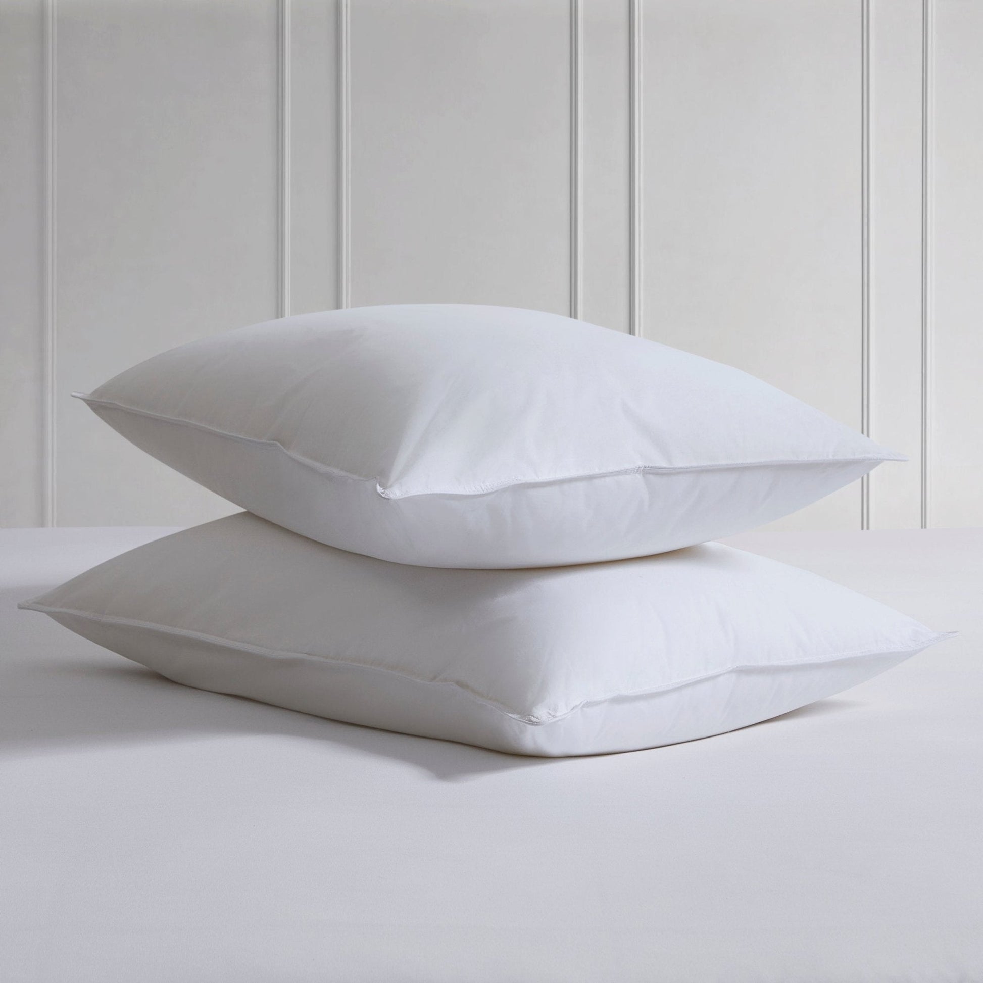 Pair of Anti-Allergy Feels Like Down Quilted Pillow Protectors - DUSK