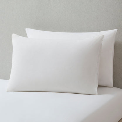 Pair of Cambridge Pillowcases - 200 Thread Count - Cotton - White - DUSK