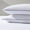 Pair of Cambridge Pillowcases - 200 Thread Count - Cotton - White/Black - DUSK