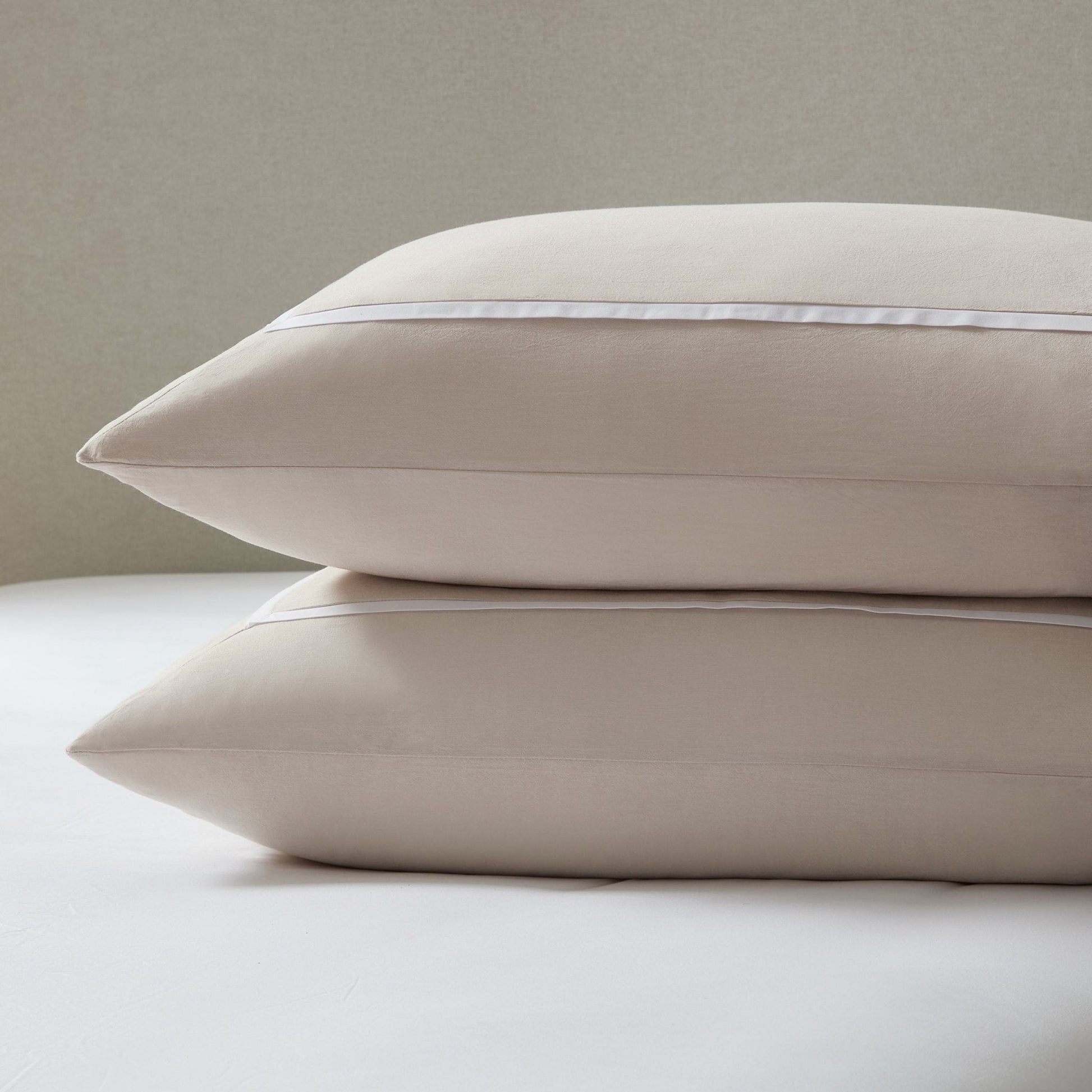 Pair of Helsinki Classic Pillowcases - Natural - DUSK