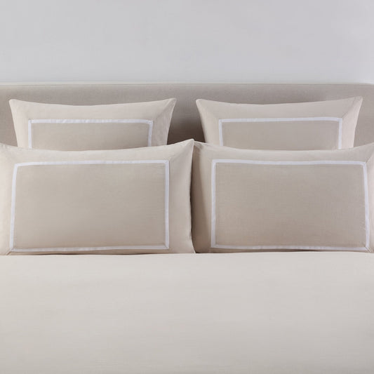 Pair of Helsinki Classic Pillowcases - Natural - DUSK