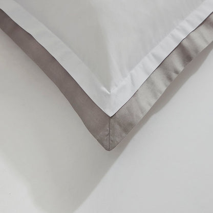 Pair Of Palermo Pillowcases - 200 Thread Count - Grey - DUSK