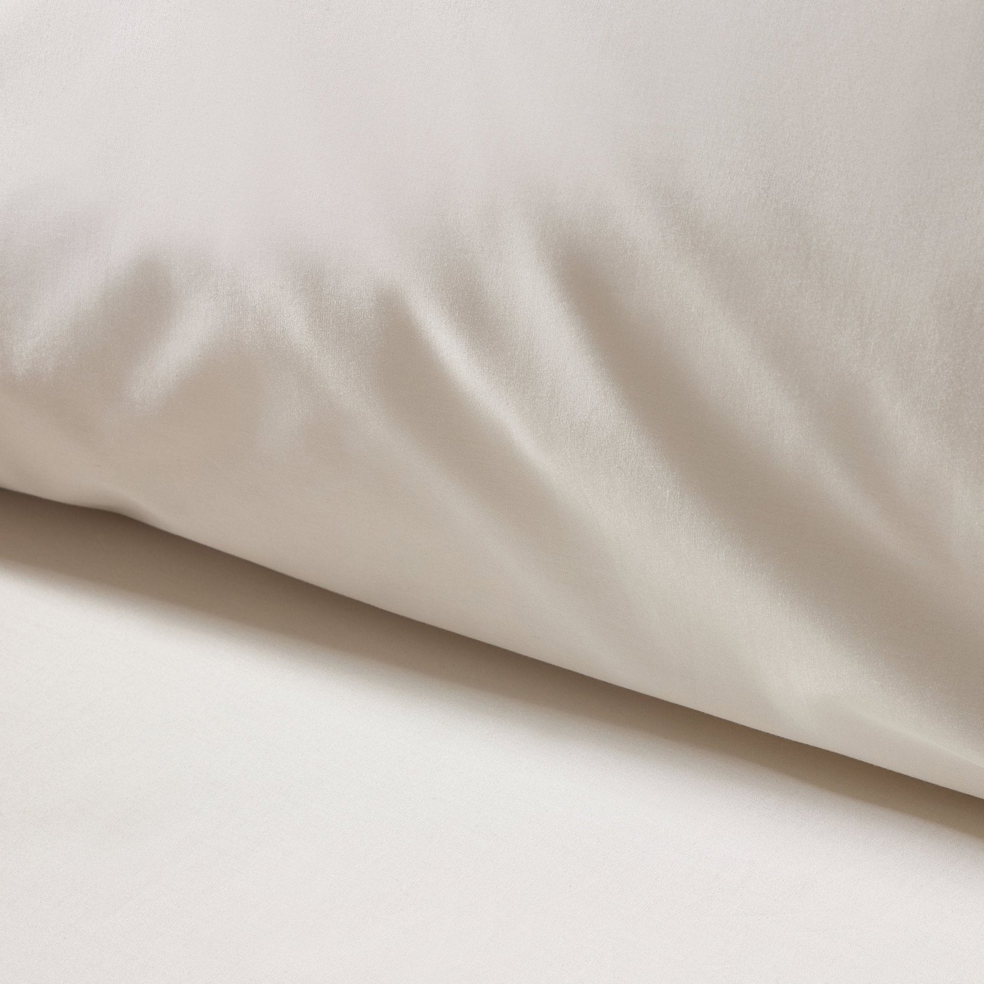 Pair of Plain - Dye Classic Pillowcases - 200 Thread Count - Natural - DUSK