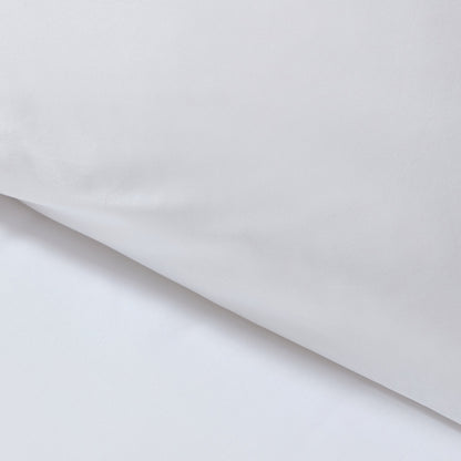 Pair of Plain - Dye Classic Pillowcases - 200 Thread Count - White - DUSK