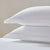 Pair of Plain - Dye Oxford Pillowcases - 200 Thread Count - White - DUSK