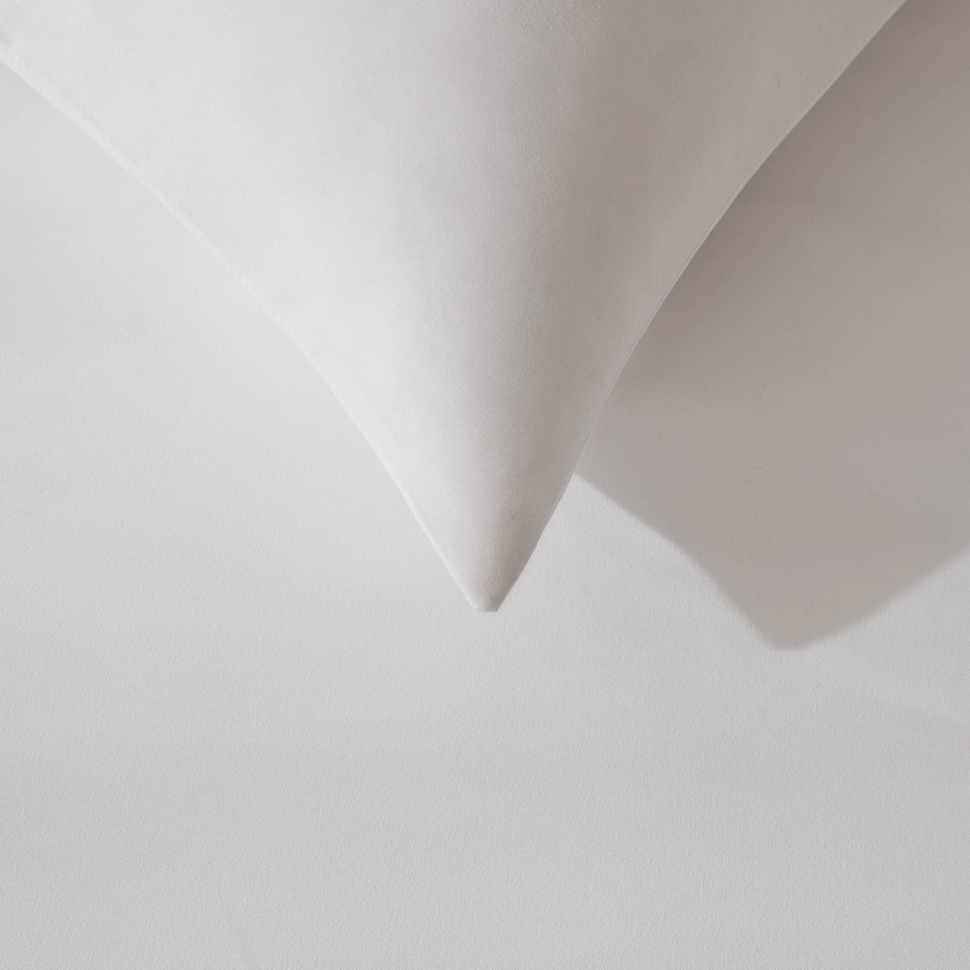 Pair of Soft Touch Microfibre Pillowcases - White - DUSK