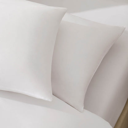 Pair of Soft Touch Microfibre Pillowcases - White - DUSK