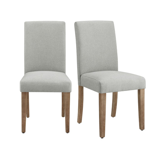 Parsons Set of 2 Dining Chairs - Grey - DUSK