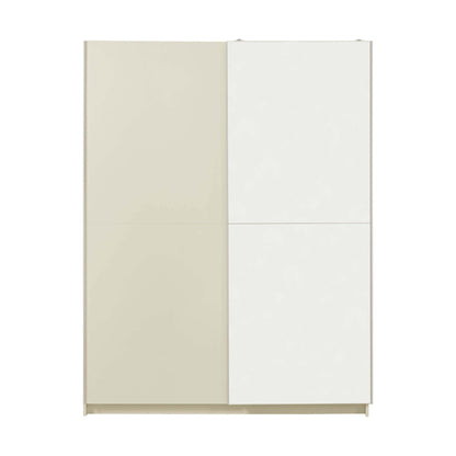 Penelope 150cm 2 Door Sliding Wardrobe - Cream - DUSK