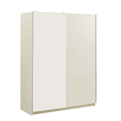 Penelope 150cm 2 Door Sliding Wardrobe - Cream - DUSK