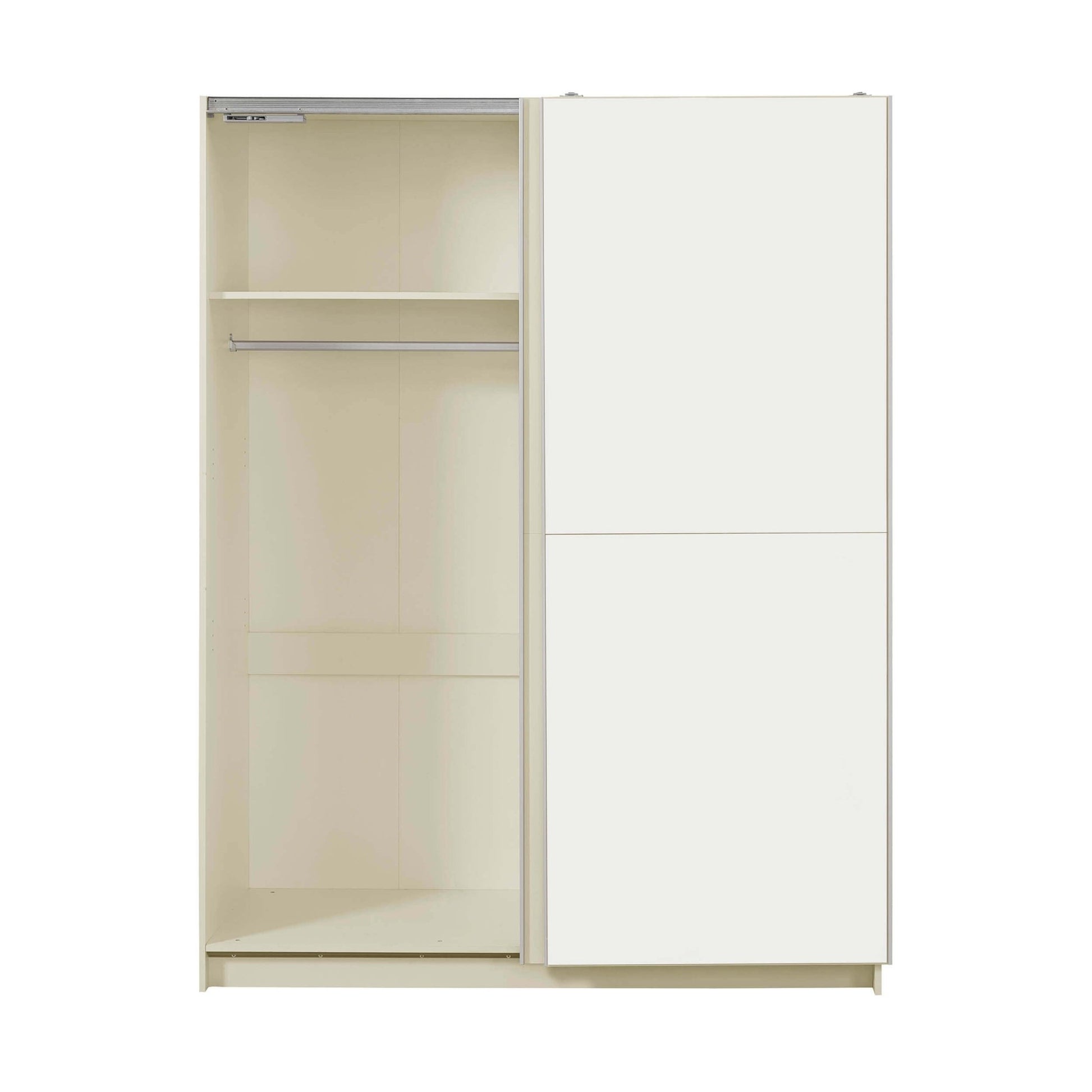 Penelope 150cm 2 Door Sliding Wardrobe - Cream - DUSK