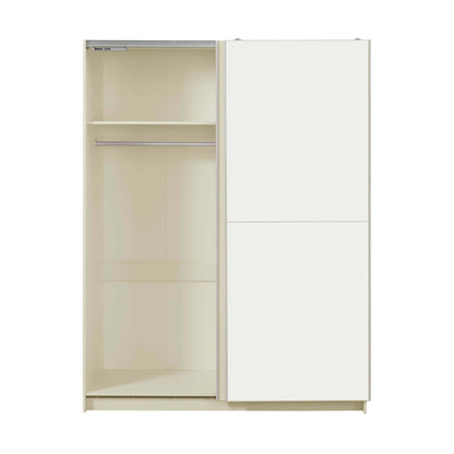Penelope 150cm 2 Door Sliding Wardrobe - Cream - DUSK