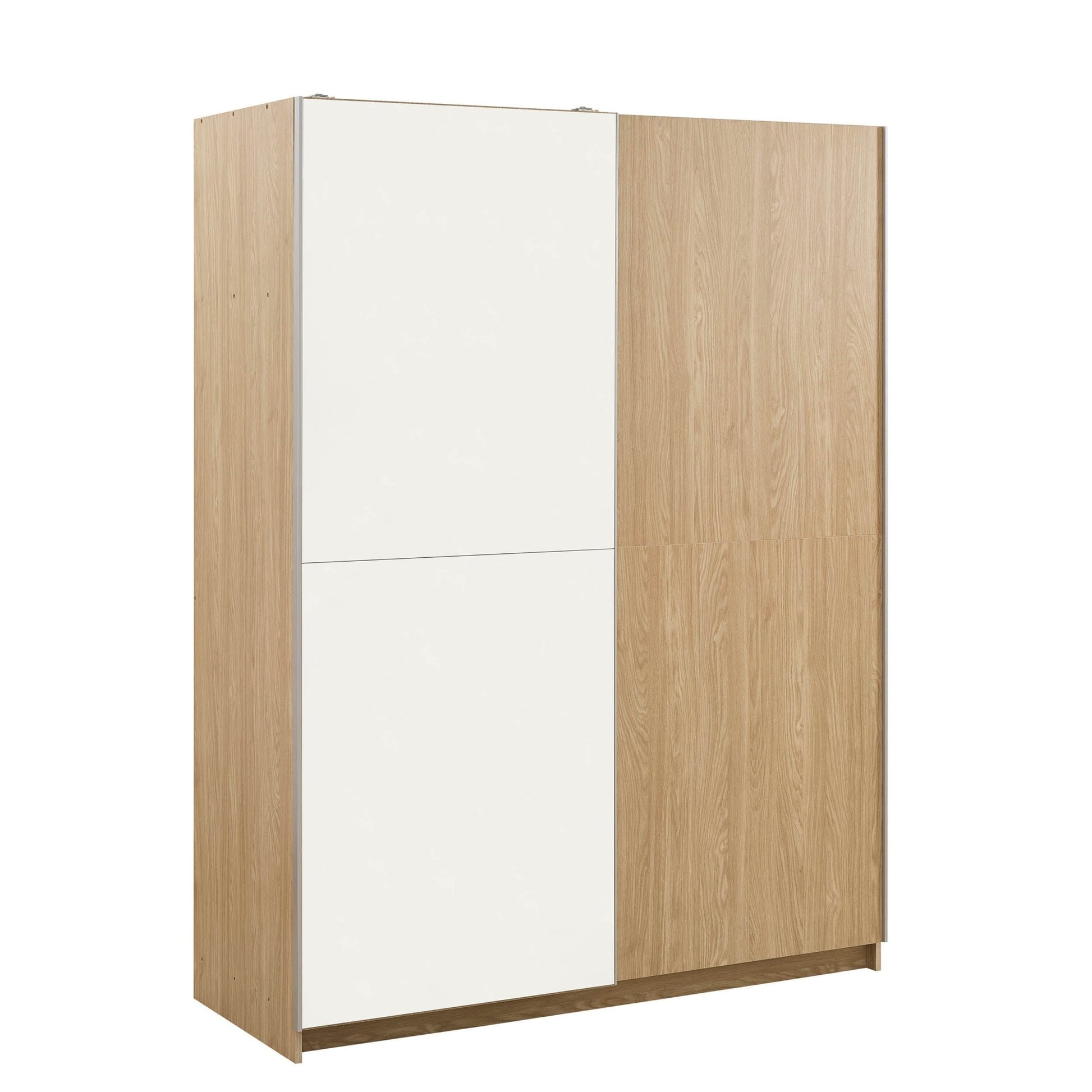Penelope 150cm 2 Door Sliding Wardrobe - Light Wood - DUSK