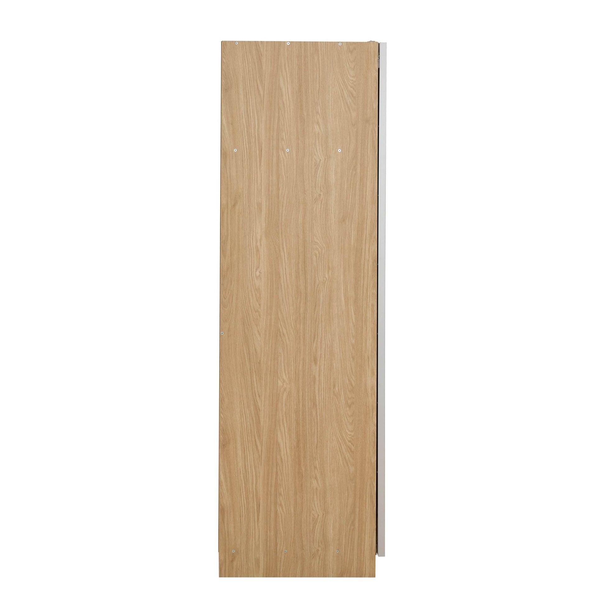 Penelope 150cm 2 Door Sliding Wardrobe - Light Wood - DUSK