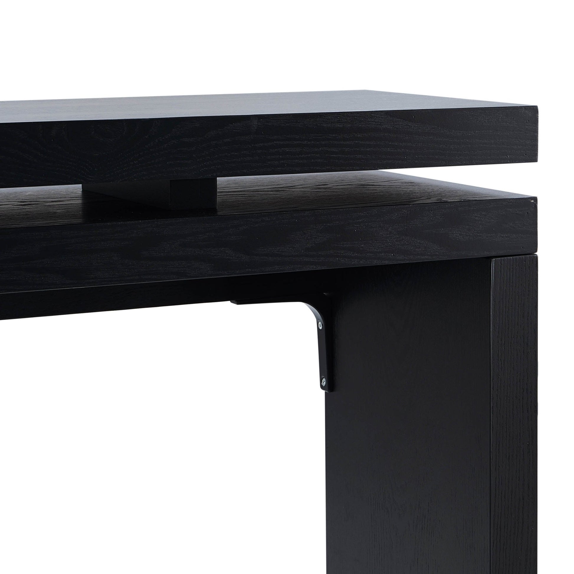 Penny Ash Console Table - Black - DUSK