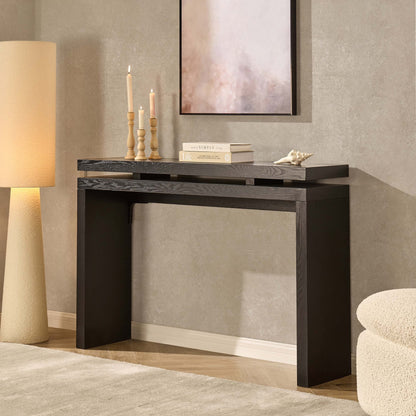Penny Ash Console Table - Black - DUSK