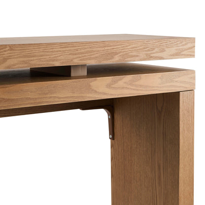 Penny Ash Console Table - Medium Wood - DUSK