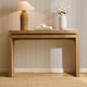 Penny Ash Console Table - Medium Wood - DUSK