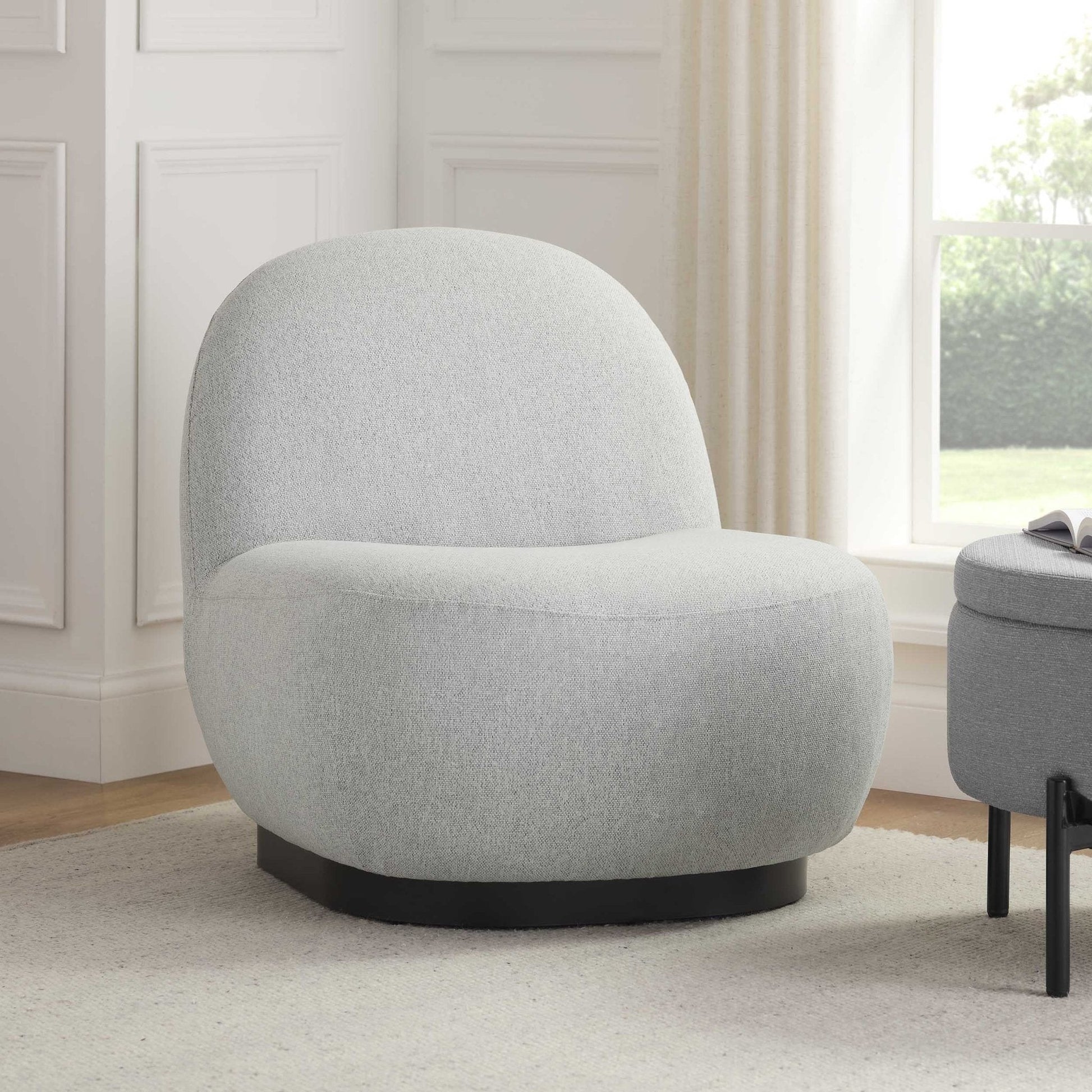 Peyton Accent Chair - Light Grey - DUSK