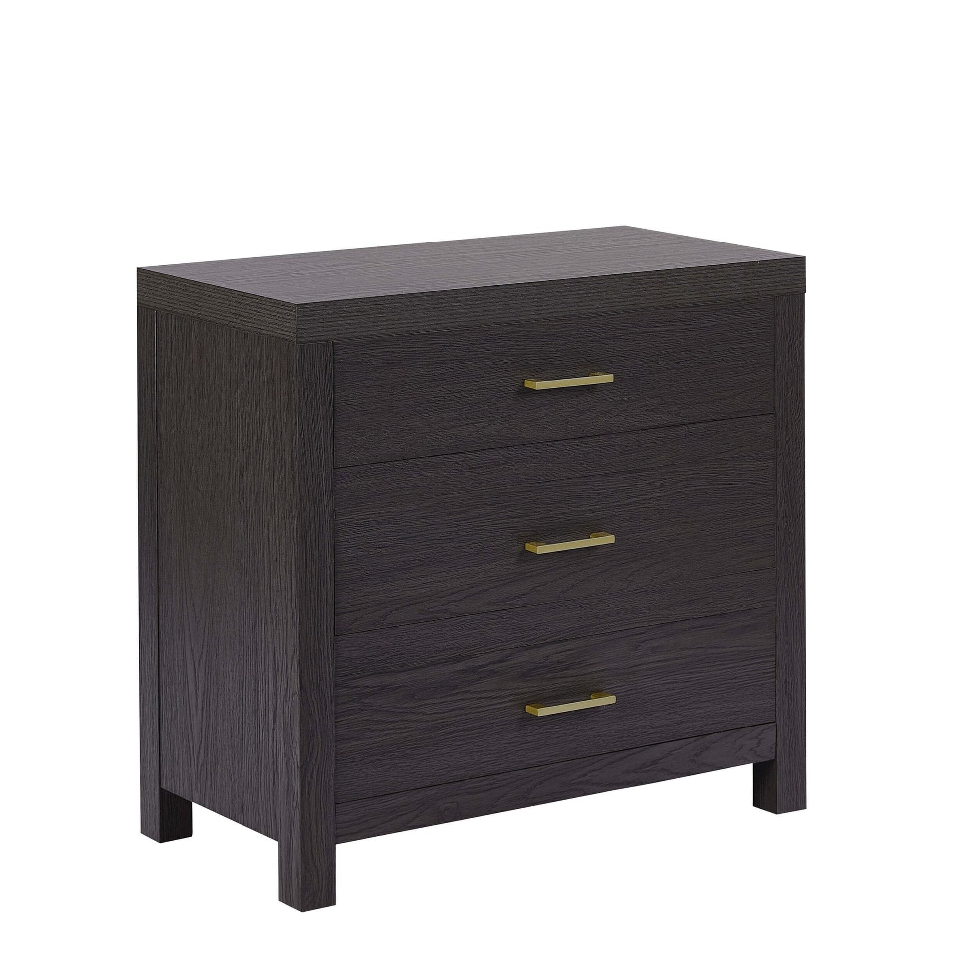 Piper 3 Drawer Chest - Dark Wood - DUSK