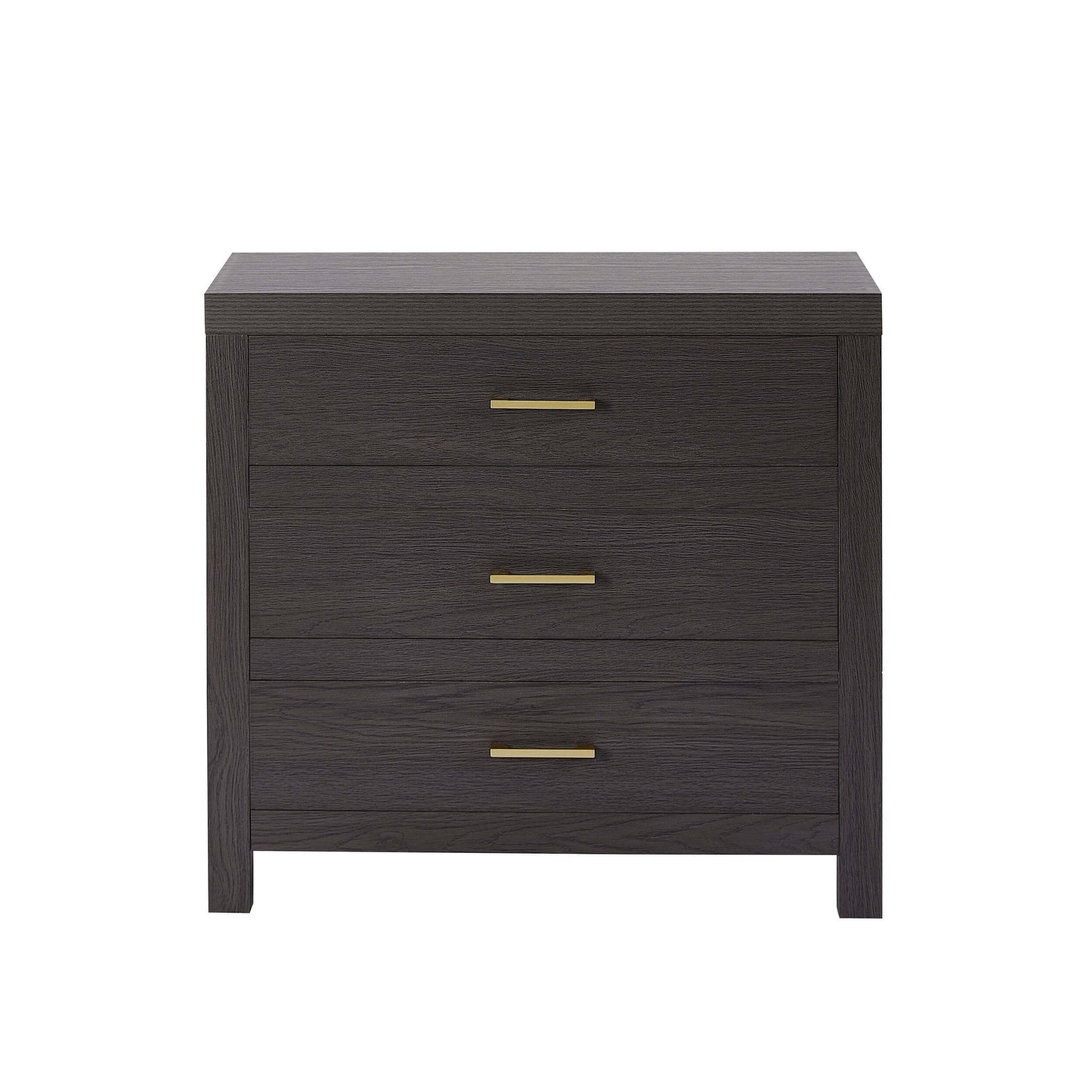 Piper 3 Drawer Chest - Dark Wood - DUSK