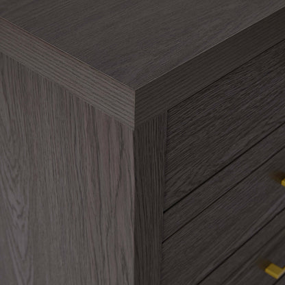 Piper 3 Drawer Chest - Dark Wood - DUSK