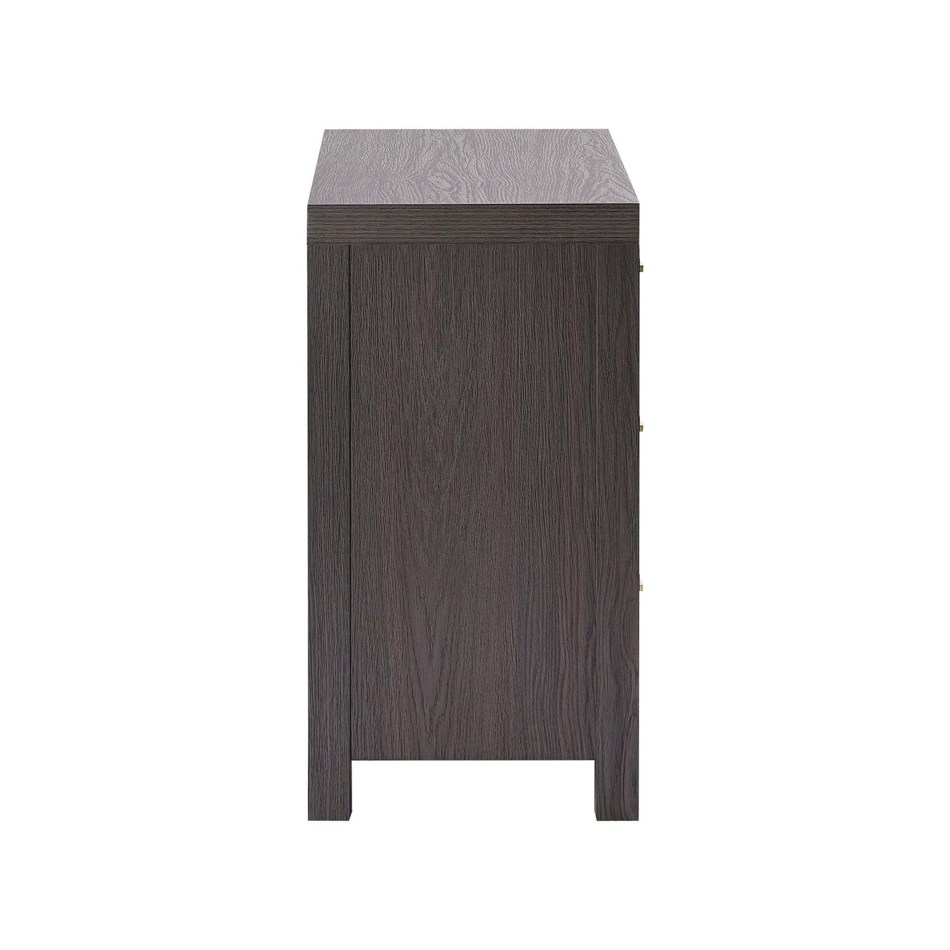 Piper 3 Drawer Chest - Dark Wood - DUSK