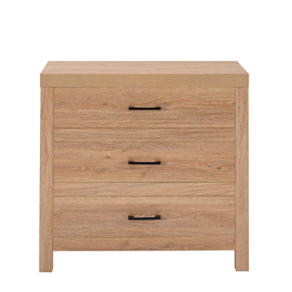 Piper 3 Drawer Chest - Light Wood - DUSK