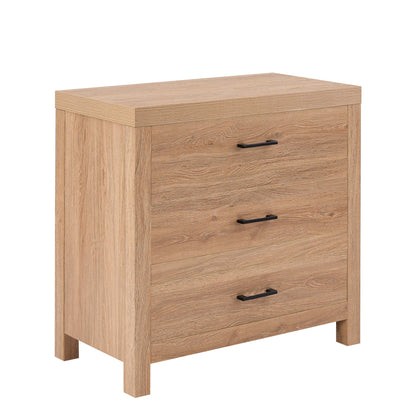 Piper 3 Drawer Chest - Light Wood - DUSK