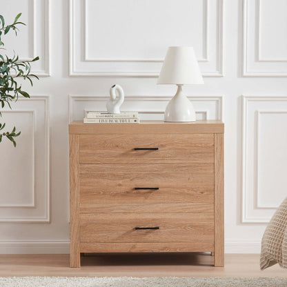 Piper 3 Drawer Chest - Light Wood - DUSK