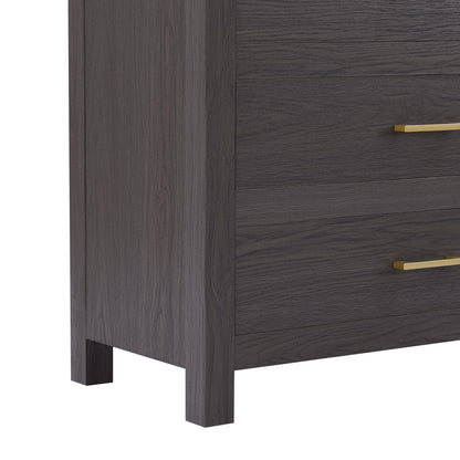 Piper 4 Drawer Chest - Dark Wood - DUSK