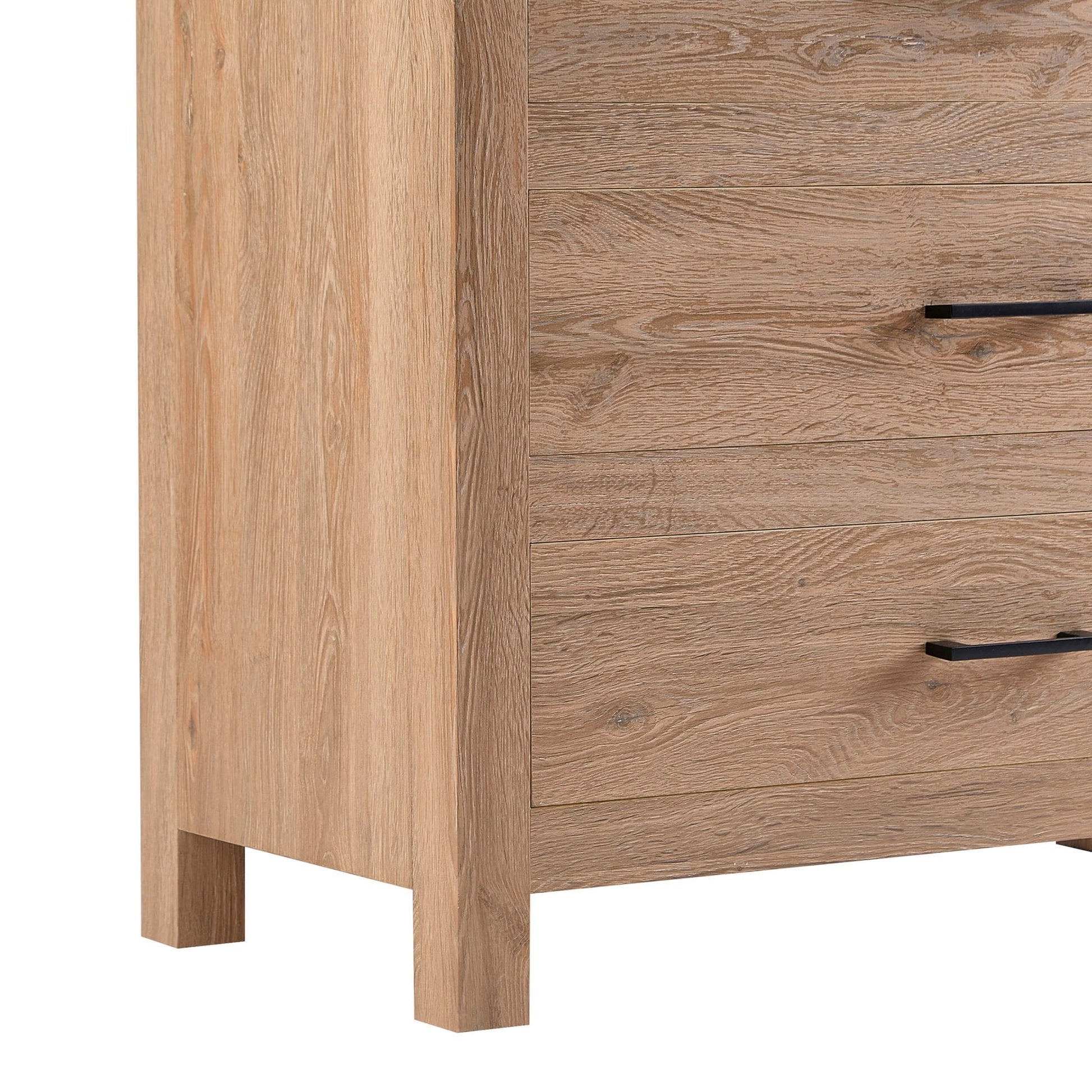 Piper 4 Drawer Chest - Light Wood - DUSK