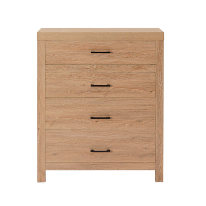 Piper 4 Drawer Chest - Light Wood - DUSK