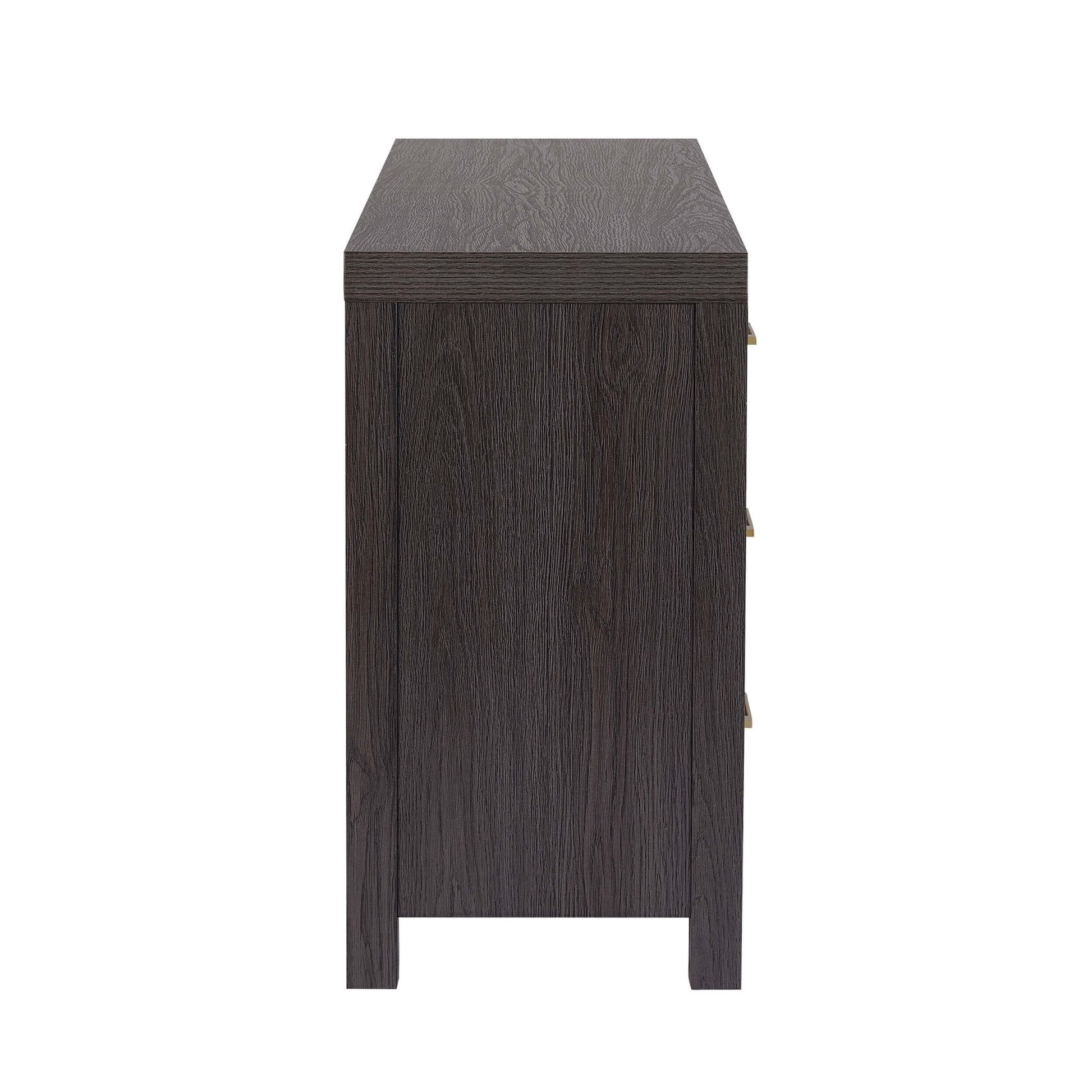 Piper 6 Drawer Chest - Dark Wood - DUSK