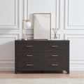 Piper 6 Drawer Chest - Dark Wood - DUSK