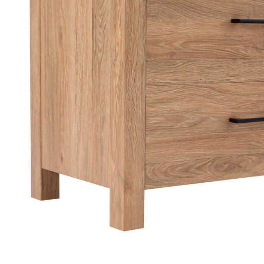 Piper 6 Drawer Chest - Light Wood - DUSK