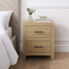 Piper Bedside Table - Light Wood - DUSK