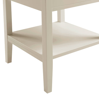Poppy 1 Drawer Nightstand - Cream - DUSK