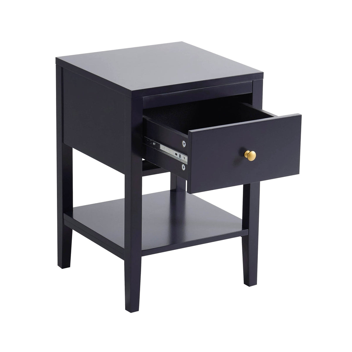Poppy 1 Drawer Nightstand - Midnight - DUSK