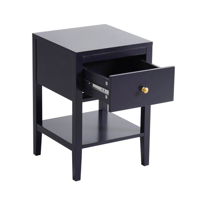 Poppy 1 Drawer Nightstand - Midnight - DUSK