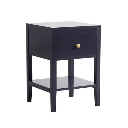 Poppy 1 Drawer Nightstand - Midnight - DUSK