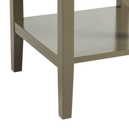 Poppy 1 Drawer Nightstand - Muted Moss Green - DUSK
