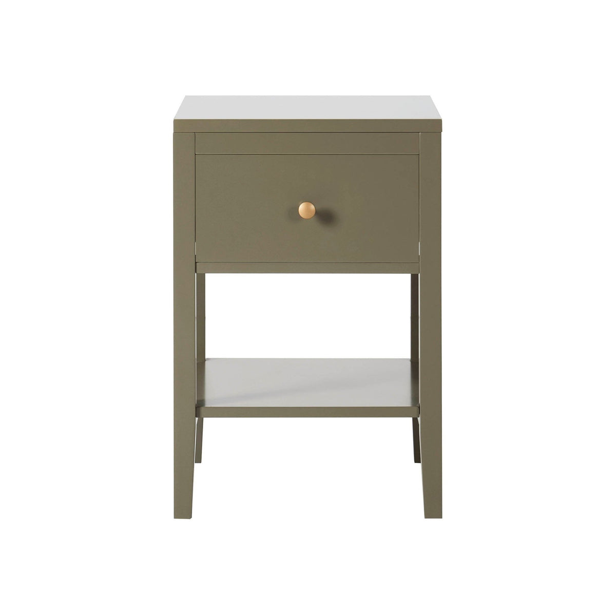 Poppy 1 Drawer Nightstand - Muted Moss Green - DUSK