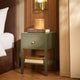 Poppy 1 Drawer Nightstand - Muted Moss Green - DUSK