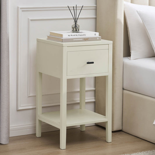 Poppy 1 Drawer Nightstand - Stone - DUSK