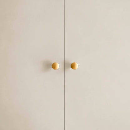 Poppy 2 Door Wardrobe with Drawer - Cream - DUSK